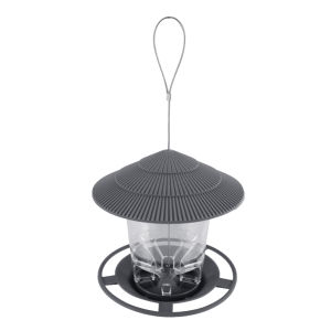 Bird Feeder Automatic Hanging Outdoor Garden Gazebo Wild Bird Feeding Container With Hang Rope House Decor Pet Supplies