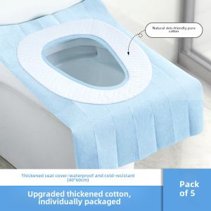 Disposable Toilet Seat Cover Waterproof Thickened Travel Essential Full Coverage Bathroom Mat for Postpartum Women Black Eagle Brand