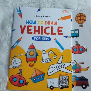 BUKU ANAK : CKLIK MEDIA : HOW TO DRAW VEHICLE