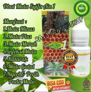 OBAT MATA MINUS HERBAL BUNGA KITOLOD OBAT MATA MINUS PLUS KATARAK RABUN JAUH RABUN DEKAT SILINDER MATA IRITASI MERAH DAN PENYAKIT MATA LAINYA EXTRAK BUNGA KITOLOD Dan Madu Herbal Ampuh Syifa Ain 1