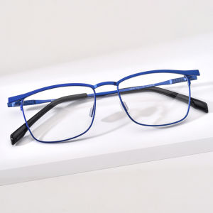 FONEX Titanium Glasses Frame Men Brand Design Square Eyeglasses Ultralight-Weight Japanese High-Quality Custom Myopia Optical PrescriptionEyewear 85741