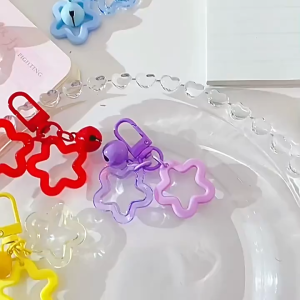 GL Fashionable star colored summer elegant keychain KA-289