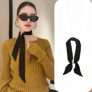 Vintage Dot Design Adjustable Neck Scarf