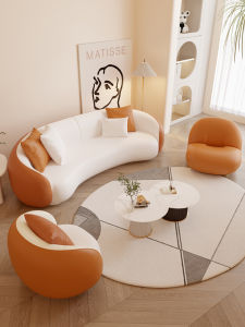 Nordic Light Luxury Simple Reception Sofa 2-Seater