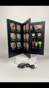 LED Menu เมนูมีไฟในตัว รุ่น 4 หน้า 3 แผงไฟ