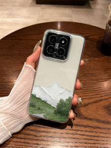 LINGRONG | Shockproof Full-Cover Transparent Art Oil Painting Case for Xiaomi Phone