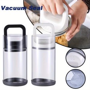 Vacuum Sealing Jar Coffee Beans Candy Canister Large Capacity  Kitchen Storage Container Fresh Keeping Moisture Proof Canister​