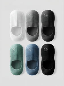 MiiOW | Moisture Absorbing Anti-odor Low-cut Invisible No-slip Mens Socks