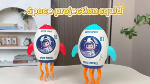 Childrens electric magic dance spray projection rocket toys/rocket toys/dance toys/festival gifts/parent-child interaction toys/educational toys