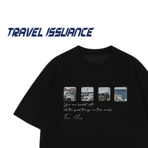 Áo Thun Tay Ngắn Dáng Rộng in Họa Tiết Cá Tính Nhật Bản Mùa Hè Đa Năng Thường Ngày Cho Thanh Thiếu Niên Áo Thun Cotton Thường Ngày