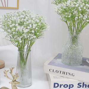 5/10/20Pcs Artificial Babys Breath Flowers Real Touch Gypsophila Suitable for Wedding Bride Engagement Home Ornament Room Decor