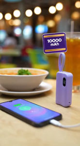 22.5W 10000 mAh Power Bank Fast Charging Capsule Lipstick Small MINI Portable Charger CCC Certification