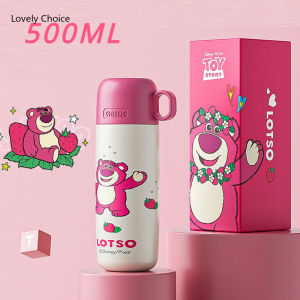 cartoon Lotso Buzz Alien Elsa tumbler with straw 316 Elementary School Childrens Water Cup bottle vacuum cup School for boys and girls