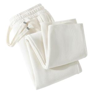 Quần Ống Rộng True Weave Cho Nữ 2025 Mẫu Mới Quần Dài Ống Đứng Rộng Rãi Quần Thể Thao Thường Ngày Quần Ống Rộng