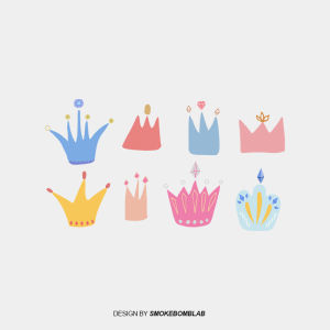 Safe Tattoo Stickers for Girls Fairy Wand Gem Crown Princess Theme Cartoon Modern Home Decor Stickers Kids Smokebomblab