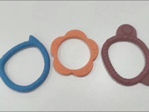 Mamibayi Mainan Teether Gelang Gigitan Bayi Bahan Silikon BPA FREE