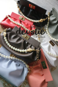 Rinshine - Tas selempang wanita jinnie/Tas wanita terbaru/Tas unik mutiara