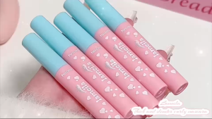 C.318.Lameila มาสคาร่า แท่งฟ้า-ชมพู หัวแปรงเล็ก ปัดแล้วขนตายาว งอน เด้ง กันน้ำ ติดทนนาน