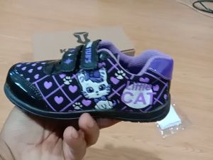 Sepatu Anak Perempuan Sekolah: Sepatu Kitty, Karakter Kuda Pony, & Warna Hitam