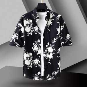 Trendy Hawaiian Style Short Sleeve Shirt for Men