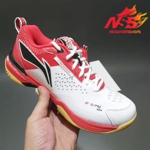 Sepatu Badminton Lining Blade Pro DF-01 White Red Li-Ning