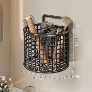 Wall-Mounted Drill-Free Bathroom Storage Rack