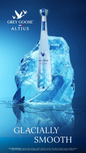 GREY GOOSE Altius New Luxury Vodka - 700ml / 70cl 40% ABV - Glacially smooth vodka made from French alps spring water and Picardie soft winter wheat