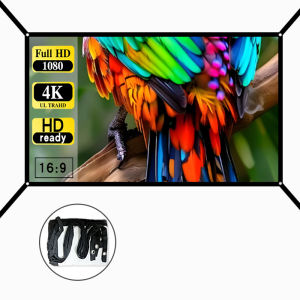 Extended projection screen supports high-definition projection portable screen can be folded for easy carrying