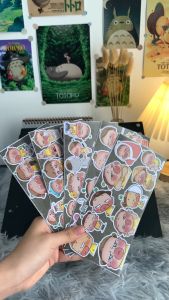 Combo 50 Sticker Quỳnh Aka chống nước sticker dán laptop điện thoại đàn guitar mũ bảo hiểm vali. MSP: ST11