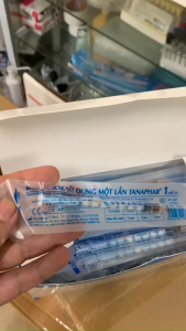 Bơm tiêm y tế Tanaphar 1ml 3ml 5ml 10ml 20ml vô trùng EO – Không buốt – Hộp 100 cái