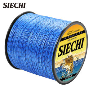 SIECHI Japan 4 Strands Braided Fishing Line 1000M 300M Multifilament Speckled PE Wire Fly Sea Saltwater Freshwater Pesca