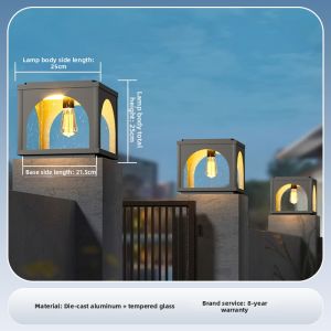 VINCAN | Solar Powered Gate Column Light