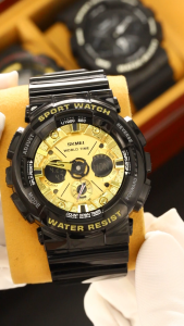 Jam Tangan Pria SKMEI Analog Digital 2118 Black Blue Water Resistant 50M