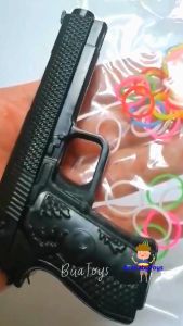 จำนวน 12 ชิ้น ปืนยิงยาง ปืนยิงยางสายรุ้ง ของเล่นเด็ก คละสี ขนาด 11 ซม. ของเล่นโบราณ ของเล่นแผง