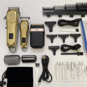 Kemei | Kemei KM-2628 KM-678 KM-2024 Professional Electric Hair Clippers Beard Clipper Rechargeable Mens Shaver Hair Trimmer Kit