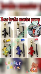 Motorcycle Universal Rear Foot Brake Master Hydraulic Pump Rear Reservoir For Raider/Sniper High Quality Made Thailand
