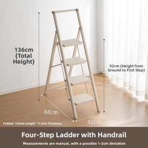LANJIAOLUO | Sturdy Lightweight Home Use Ladder