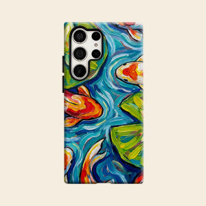 BILIBILI | Koi Pond Luxury Fashion Full Lens Protective Case for Samsung Galaxy S26 S25 S24 A56 A36 Plus Ultra