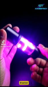 Senter Mini Led Super Terang Zoom Senter USB Rechargeable - 5149