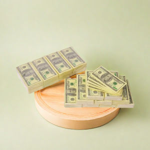 Creative Cartoon Dollar Print Napkins Restaurant Currency Word Memory Fun Colored Printed Handkerchiefs Toilet Paper