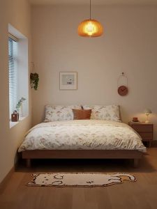 DONGMU | Wooden No-headboard Tatami Floating Bed for Small Spaces 1.2m