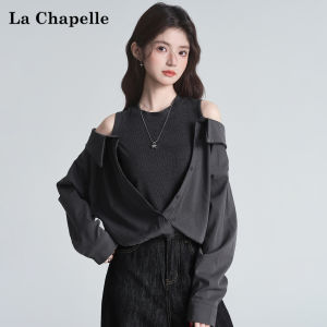 La Chapelle | Áo Blouse Dáng Layer Vai Rộng Khoe Da