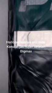 Jas Hujan Stelan Big Max Jumbo Big Size XXXL Setelan Jaket Celana Plevia Big Max 1817