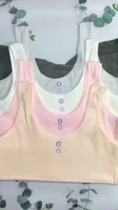 เสื้อซับในเด็ก เสื้อในเด็ก เสื้อกล้ามเด็ก มีซับปิดจุกด้านหน้า เสื้อในเด็กอายุ 9-12 ปี