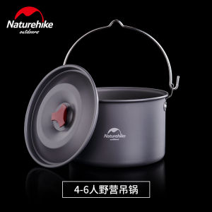 Portable Outdoor Camping Kitchen Set Naturehike Aluminum Alloy Stove Pot Pan Set Wilderness Cooking Utensils Dining Equipment