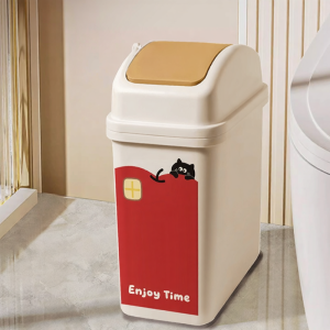 YINSHANG | Narrow Gap Suitable Large Capacity Odor Blocking Swing Lid Trash Bin