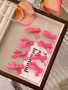 E138 กิ๊บติดผม แบบถัก ประดับโบว์ ขนาดเล็ก น่ารัก สําหรับผู้หญิง 8 ชิ้น - ราคาให้ได้เกินไป