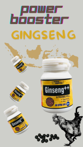 POWER BOOSTER GINGSENG ++ PLUS 55 gram - untuk ayam