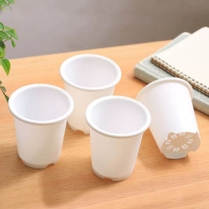 New Generation Thickened round Succulent Plant Pots Drainable Flower Vases Green Plant Garden Decorations Window Shelf