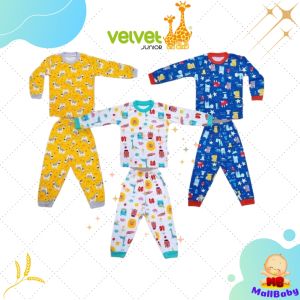 Piyama Anak Bayi umur 2 3 4 5 6 7 8 9 10 Tahun Setelan Baju Tidur Velvet Junior Ukuran Besar